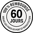 Garantie de remboursement de 60 jours. 100 % remboursé.